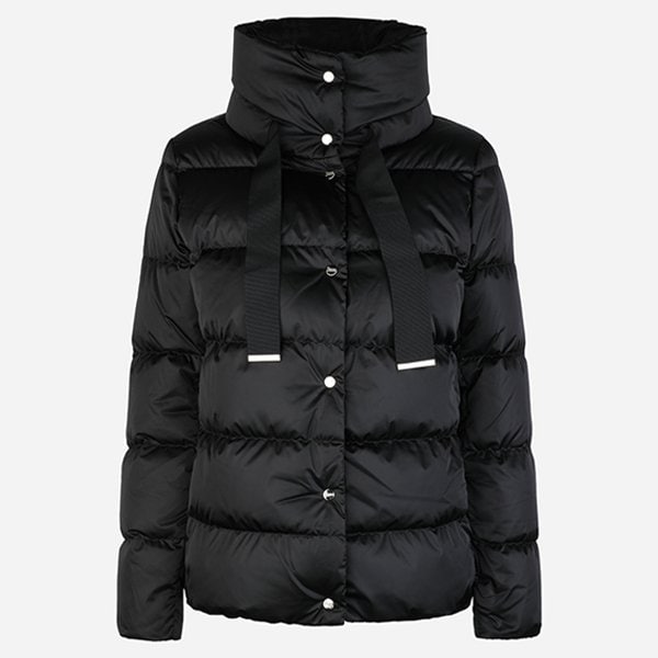 [시흥점] 5F PI001936D 12170Z 9300 여성 새틴 케이 패딩 자켓 블랙