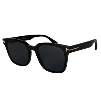 톰포드 선글라스 TF1240K 01A 스퀘어 뿔테 오버사이즈 블랙