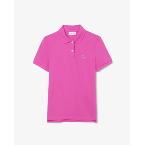 라코스테 (라코스테제습제증정)(여성) 25SS 2버튼 레귤러핏 폴로셔츠 PF7839-55G I1L(핫핑크)