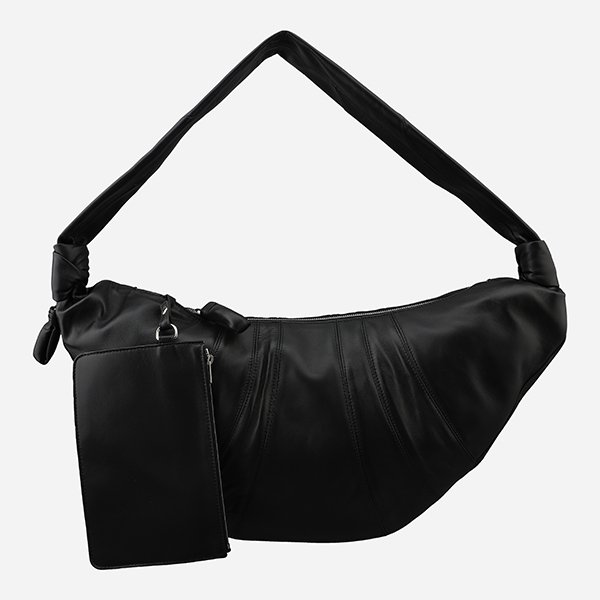 [시흥점] 5F BG0000 LL095 BK999 크루아상백 라지 범백 숄더 블랙