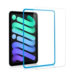 아이패드 미니 7세대 A17 Pro 6세대 필름 부착가이드 9H 강화유리 액정보호필름 1매