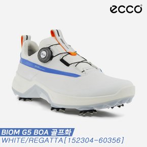 [에코코리아정품]2023 에코 바이옴 G5(BIOM) 보아 골프화[화이트&레가타][152304-60356][남성용]