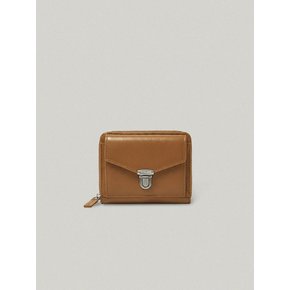 PORTE ZIPPER WALLET (ALMOND)