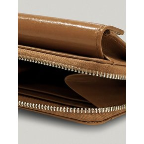 PORTE ZIPPER WALLET (ALMOND)