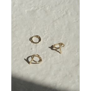 14k tina stick one touch earrings (1 pair)