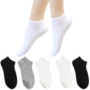 여성용 발목이 가늘어 보이는 단목 양말 10켤레 세트_P302059954