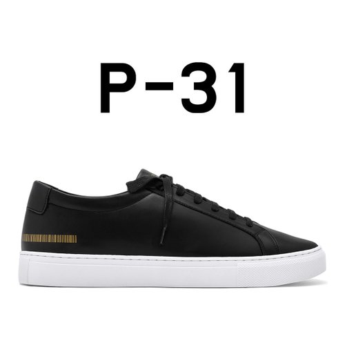 P-31 ORIGINAL GOLDLABEL 5.5CM - 블랙스니커즈