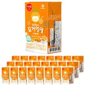 아이누리 튼튼플러스 요거얌얌 오렌지 125ml x 24개