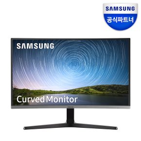 [공식]삼성전자 베젤리스 C32R500 32인치 커브드모니터 LED 광시야각 눈 보호 사무용 업무용