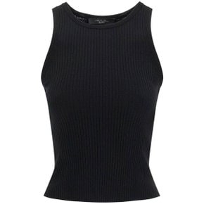 [위켄드 막스마라] Sleeveless T-Shirt OLIMPO NERO