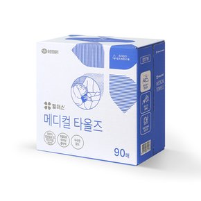 메디컬 타올즈 초음파 젤 제거용 와이프올 90매 1카톤