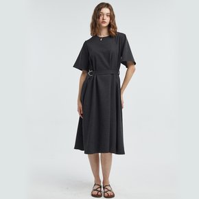 Linen Belt OnePiece Charcoal