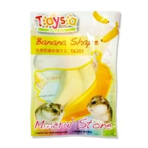 스몰펫용품 TAYSA 미네랄 스톤 바나나 25g