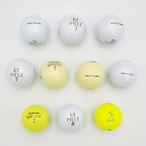[테일러메이드] 2-4피스 혼합 A-등급 로스트볼 10구