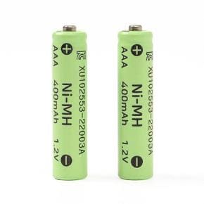 400mAh 니켈수소 AAA 충전지 충전용건전지 2p세트 (S13467983)