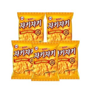  빙그레 돌아온 쟈키쟈키 숯불갈비향 70g 5봉