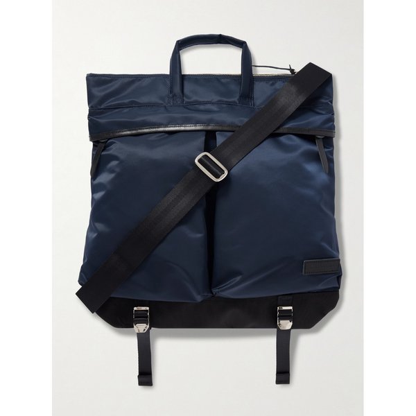 마스터피스 라이트닝 가죽 트리밍 나일론 트윌 코듀라 토트백 46376663163043837