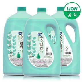 참그린 순수발효 식물 주방세제 용기4kg 3개