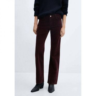 이스퀘어 4386612 Mango FIONAP - Trousers lie de vin