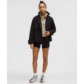 40% ▼ 쇼츠 트렌치 코트 - BLK