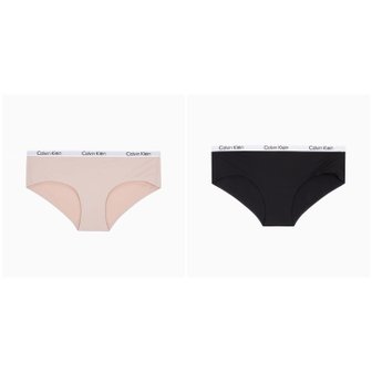 Calvin Klein Underwear 여성 테일러드 로고 힙스터 2종 택 1 (QF6867AD-TRN/UB1)