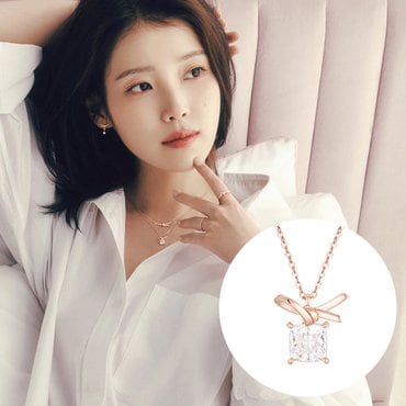 제이에스티나 HERBOW 14K 쿠션컷 목걸이 (JJRBNQ4BF279R4420)