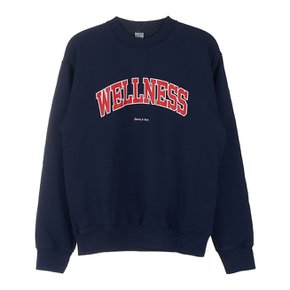 웰니스 맨투맨 티셔츠 WELLNESS IVY CREWNECK NAVY RED