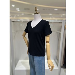 브이넥 심플 티셔츠 503261
