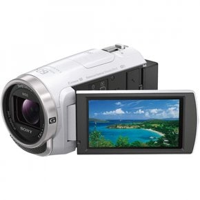 소니 비디오 카메라 Handycam HDR-CX680 화이트  메모리64GB 광학 줌 30배 HDR-CX680 W