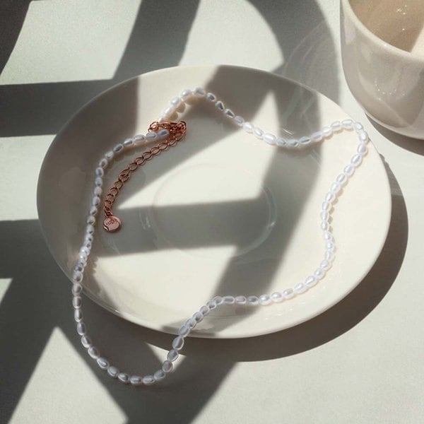 프리미엄 천연 담수진주클래식 담수진주 목걸이 NA0536