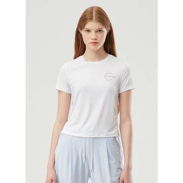 르꼬끄 [이월][60% OFF] 여성 투웨이 슬럽 반팔티 / QP222ORS45 OWT