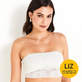 소프트 뷰티 51290 화이트 오프숄더 노와이어 튜브탑 홑겹 브라