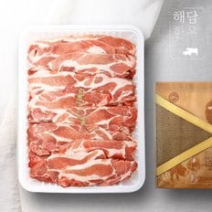 [명절 후 배송][냉동][해담한우] 한돈 LA갈비 선물세트 4kg