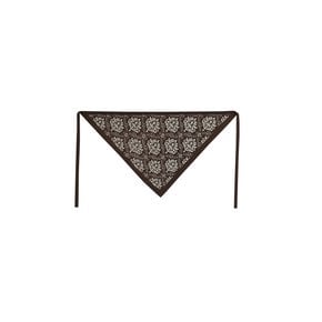 TWO WAY JACQUARD CAPE KNIT [BROWN]