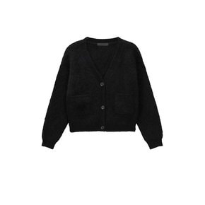 Alpaca cardigan_black