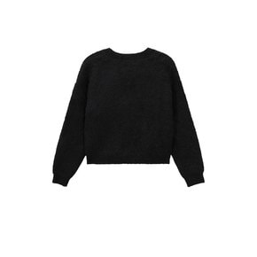 Alpaca cardigan_black