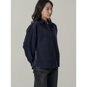 Monkey Lady Workwear Corduroy Shirts_Navy