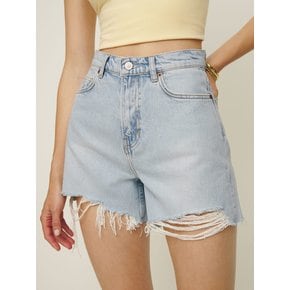 릴렉스트 데님 쇼츠 (Wilder High Rise Relaxed Jean Shorts) RF14311002