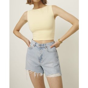 릴렉스트 데님 쇼츠 (Wilder High Rise Relaxed Jean Shorts) RF14311002