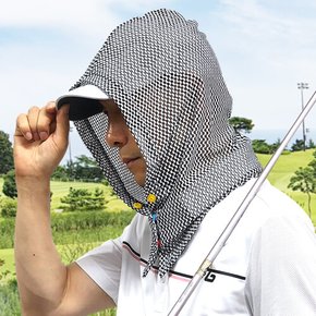 스포츠 골프 후드 썬 쿨망토 얼굴 햇빛가리개 자외선차단 모자 두건