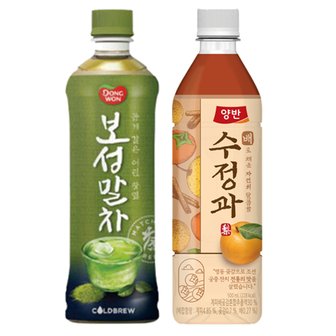  양반 보성 말차 500ml 12입 + 배수정과 500ml 12입