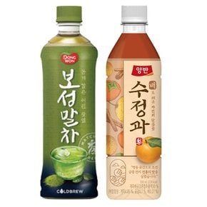 양반 보성 말차 500ml 12입 + 배수정과 500ml 12입