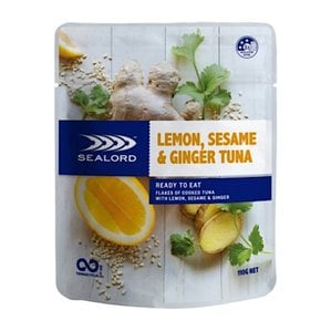 씨로드 레몬 참깨 생강 참치 통조림 Sealord Lemon Sesame & Ginger Tuna 110g 6개