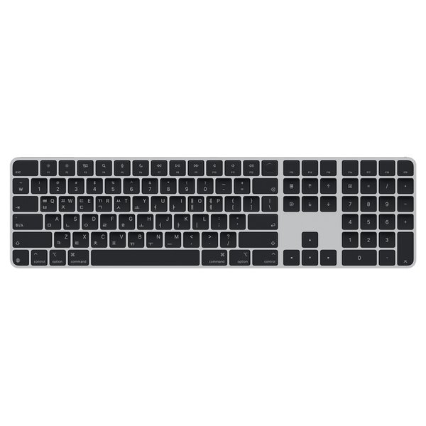 (픽업전용) Magic Keyboard (USB-C, Touch ID 및 숫자) 한국어 블랙 (MXK83KH/A)