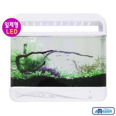 아마존 LED 일체형 어항 AMZ-2000A + 측면여과기