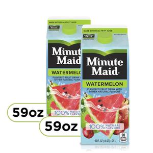 [해외직구] Minute Maid 미닛메이드 프리미엄 수박 과일 주스 1.75L 2팩