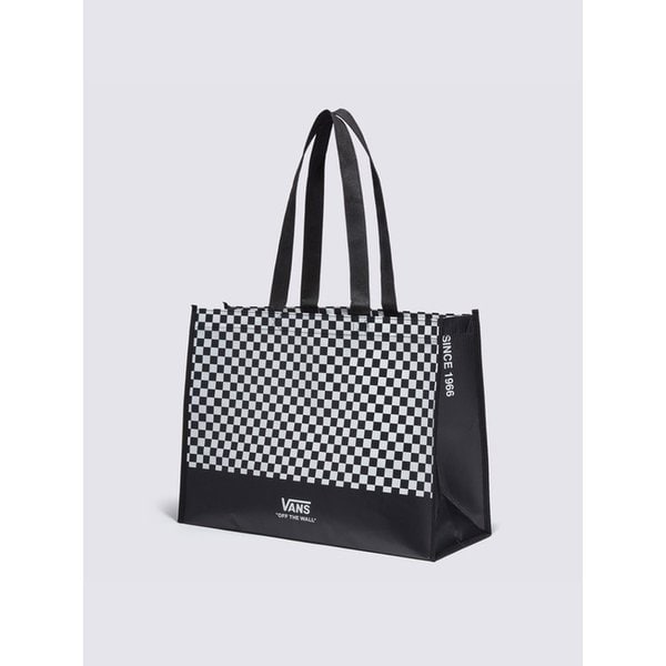 [반스 공식] 체커보드 리유저블 백 / VN0A7PRZBLK1