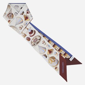 [시흥점] 6S 320975 780019 나디르 프린트 방도 스카프 보르도 오크라