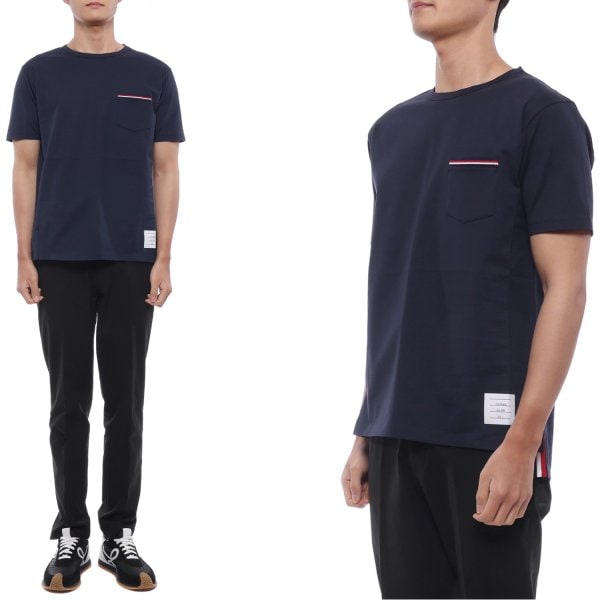 [부산점] 26SS 남성 삼선 포켓 반팔티셔츠 (MJS010A 01454 415 26S)