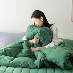 몽블리 통기성 좋은 알러지케어 봄 이불 사계절 향균 차렵이불 패드 베개커버 간절기 침구세트SS